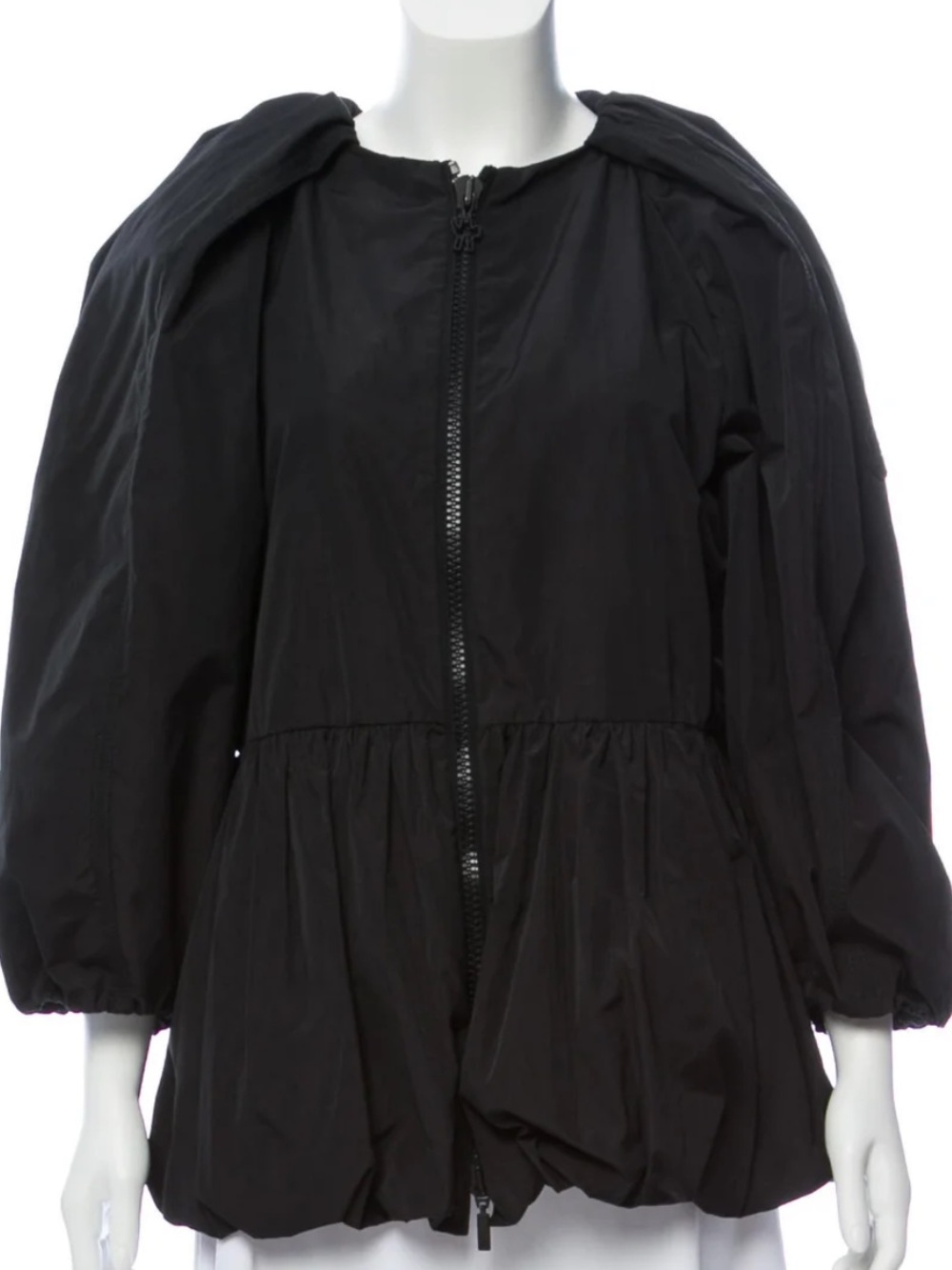 Moncler Gamme Rouge Ruched Shoulder Jacket